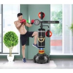 복싱연습 회전 샌드백 수직 용 스탠딩 복싱바