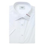 레노마 일반핏 TC 트윌 스판 솔리드 반소매 셔츠 RPUSG0-201WH