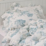 해피니 베개커버 디오레 30수 광목 프릴 베개 50x70 민트 베개솜 별매