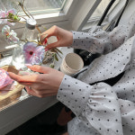 비바루비 이브카라 자켓 벨트 set