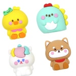 연필깎는기구 드로잉 끼우는 돌리는 인형연필깎개 8개