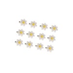 해바라기 헤어 클립 핀 꽃무늬 바렛 헤어핀 B2화이트 12개 PC B2-White 12 PCs BBG55