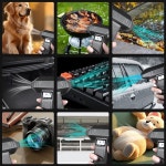 부는 눈 청소 송풍기 도구 전기 공기 먼지 떨이 터보 제트 팬 휴대용 4 기어 조정 가능한 Type-C 충전