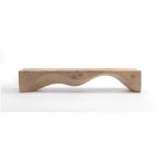 A형 벤치 펜션 긴 벤치의자 통나무 의자 카페 식탁 색상메모 원목 인테리어 싱글 아치 100 30 40 CM