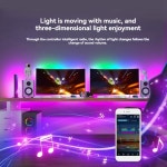 LED 컨트롤러 Bluetooth 음악 28키 개별 주소 지정이 가능한 RGB 스트립 조명용 원격 제어 LARSU-WS2811 WS2812B
