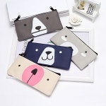 곰돌이 캐릭터 펜 파우치 필통