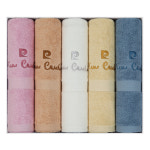 무한타올 피에르가르뎅 세면타월 수건 150g 5장 욕실용품 PC 로얄 세면 베이지5장