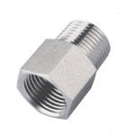 M5 M6 M8 M10 M12 M14 M16 미터법 암 수 나사 304 스테인레스 스틸 파이프 피팅 감속기 어댑터 커넥터 고압