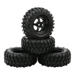 4X 1 10 RC 오프로드 자동차 휠 타이어 5 스포크 림 육각 부품 5-Spokes Rim