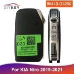 DIYKEY 기아 니로 2019 FCC ID 키 포브 z 칩 근접 리모컨 3 버튼 95440-G5200 FOB-4F23 433MH
