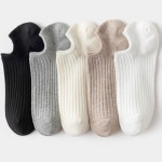 코마30수 톡톡원단 코튼 페이크삭스 5개세트