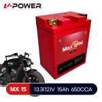 맥스알피엠 인디언 스카우트바버 맥스알피엠 MX15 리튬 인산철 배터리 호환 YTX14AH-BS