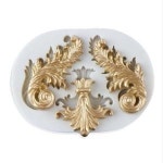 케이크 도구 1 pc 유럽 꽃 레이스 실리콘 금형 장식 Gumpaste 퐁당