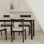 40피트 하먼 러버 원목 포세린 세라믹 식탁세트 4인용 1400 의자2 벤치