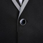 남성 화려한 꽃 큐빅 세트 무대 반짝이 의상 공연 트로트