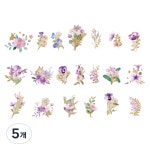 푸트로랩 다꾸 폰꾸 꽃 시리즈 스티커 장식 6p 판타지 수집가 3개