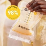 Medela Easy Pour 모유 보관 가방 200개 7온스 일회용 누출 방지 빠른 냉동 모유 보호 재활용