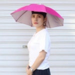 여름 양산 특이한 초 쓰는 낚시 머리에