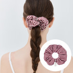 제이에스티나 제이에스티나 LALA J 깅엄체크 헤어 스크런치 JALJHS5B4821FARE0