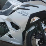 Shogun Kawasaki Ninja 500 Z500 2024 2025 노 컷 컴플리트 슬라이더 키트 노 컷 프레임 슬라이더 스