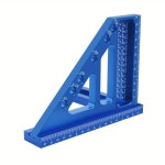 ABYO 다목적 알루미늄 목공 사각 90도 각도기 정확한 측정을 위해 간단한 작동