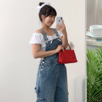 던스토 데님 오버롤 와이드 팬츠 A0422