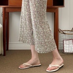 8부 꽃무늬 플리츠 아이스 팬츠 쿨링 냉감 촌캉스 할머니 몸빼 여름 여자 여성 냉장고 고무줄 바지