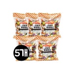 UNKNOWN 늘푸른 꼬마파래전병 210gx5개옛날과자전통 늘푸른 과일맛종합캔디 2kgx5개 대용량사탕 210g 5개