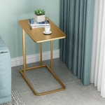 모양 테이블 침대 옆 틈새 사이드 베드 보조 협탁 홑겹 호두 블랙홀더