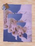 년대 심미적 던지기 담요 헤어 비치 1 40x30in