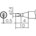 백광 HAKKO 코테사키2 4D 가타 1개 T12D24