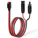 Dokio ALLPOWERS Jackery Goal Zero 등 1 5m 5FT 태양광 패널 충전 연장 케이블 발전소 14AWG