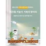 PC 고준위 거북이 항아리 건조대 소형 거실 가정용 어항 아크릴 혼양용 사육항아리