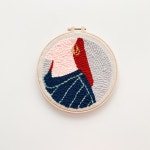 니트입은 앤 펀치니들 키트 DIY 자수 수틀 세트