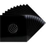 10개 세트 12 LP 검은색 레코드 재킷 커버 중앙 라벨을 볼 수 구멍 비닐 보호용 12JWBKHH