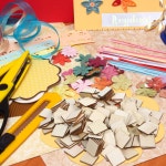 사각형 나무 조각 그림 공예 미완성 플 라크