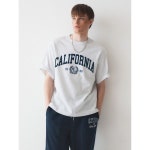 후아유 후아유 California 레터 LETTER Short Sleeve 티셔츠 WHRAE2324U 310588