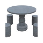 석상석 걸상 천연 화강암 탁상 정원 야외 원형 테이블 장기 다상 대리석 탁자 석재