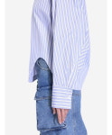 아티코 THE ATTICO and striped oversized cotton shirt 250WCH00014CCC051AA 870