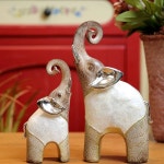 코끼리 장 거실장 개업 재물 집들이 와인장 인테리어 1 조개 페인팅 커플