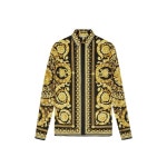 베르사체 VERSACE 바로코 프린트 앤 실크 여성 셔츠 10013601A042365B000
