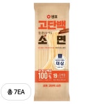 샘표 샘표 샘표 고단백 소면 400g 2봉 고단백 중면 400 1봉 1개