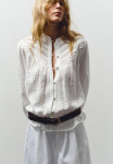 자라 ZARA 자라 레이스 블라우스 8372 044 8372044