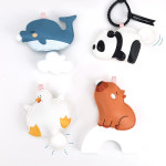 풍선애니멀 가죽키링 고리 키홀더 가방꾸미기