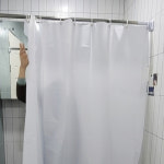 녹슴방지 무지 방수 비닐 샤워커튼 180x180