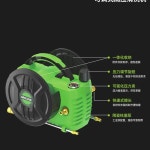 워터펌프 분무기 차량 조절식 C40T 핑거젯 청소 세차건
