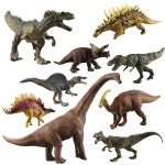 쥬라기 공룡 모형 시뮬레이션 장난감 쥬라기 티라노사우루스 트리케라톱스 패키지