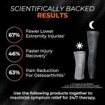 인크레디웨어 무릎 슬리브 - 관절 염증 순환을 위한 보호대 여성과 남성을 지지대 Medium