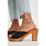 스웨디쉬해즈빈스 Swedish Hasbeens Bow Slip-On Clogs US 8 EU 38