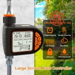 지능형 정원 드립 관개 타이머 대형 스크린 LCD 자동 급수 컨트롤러 발코니 농장 야외